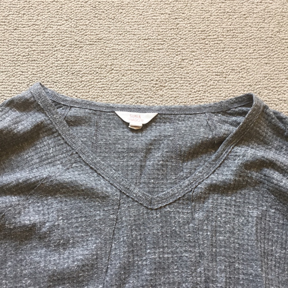 Gray Sun and Shadow Sweater - Picture 2 of 4